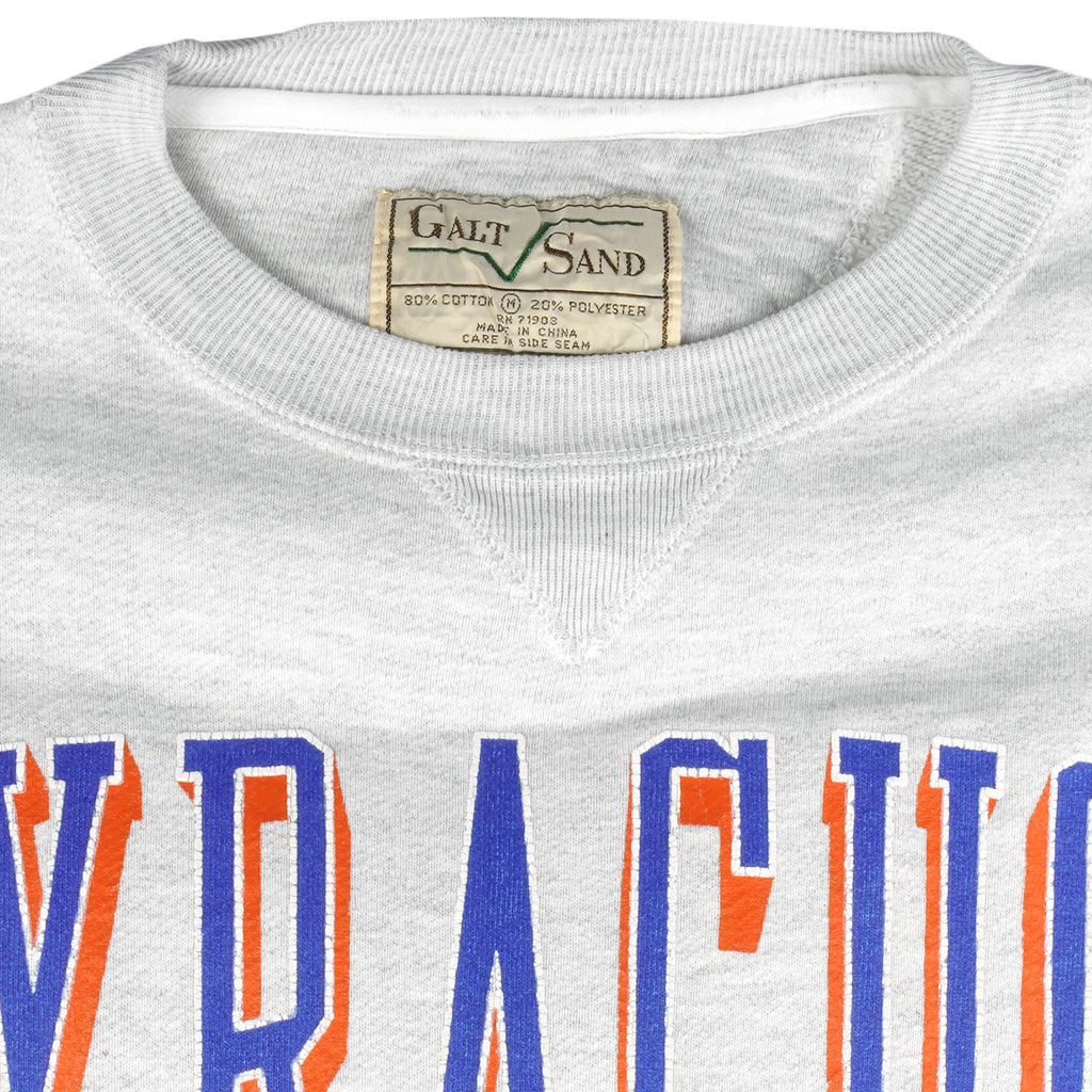 NCAA - Syracuse Athletic Dept Crew Neck Sweatshirt 1990s Medium 
