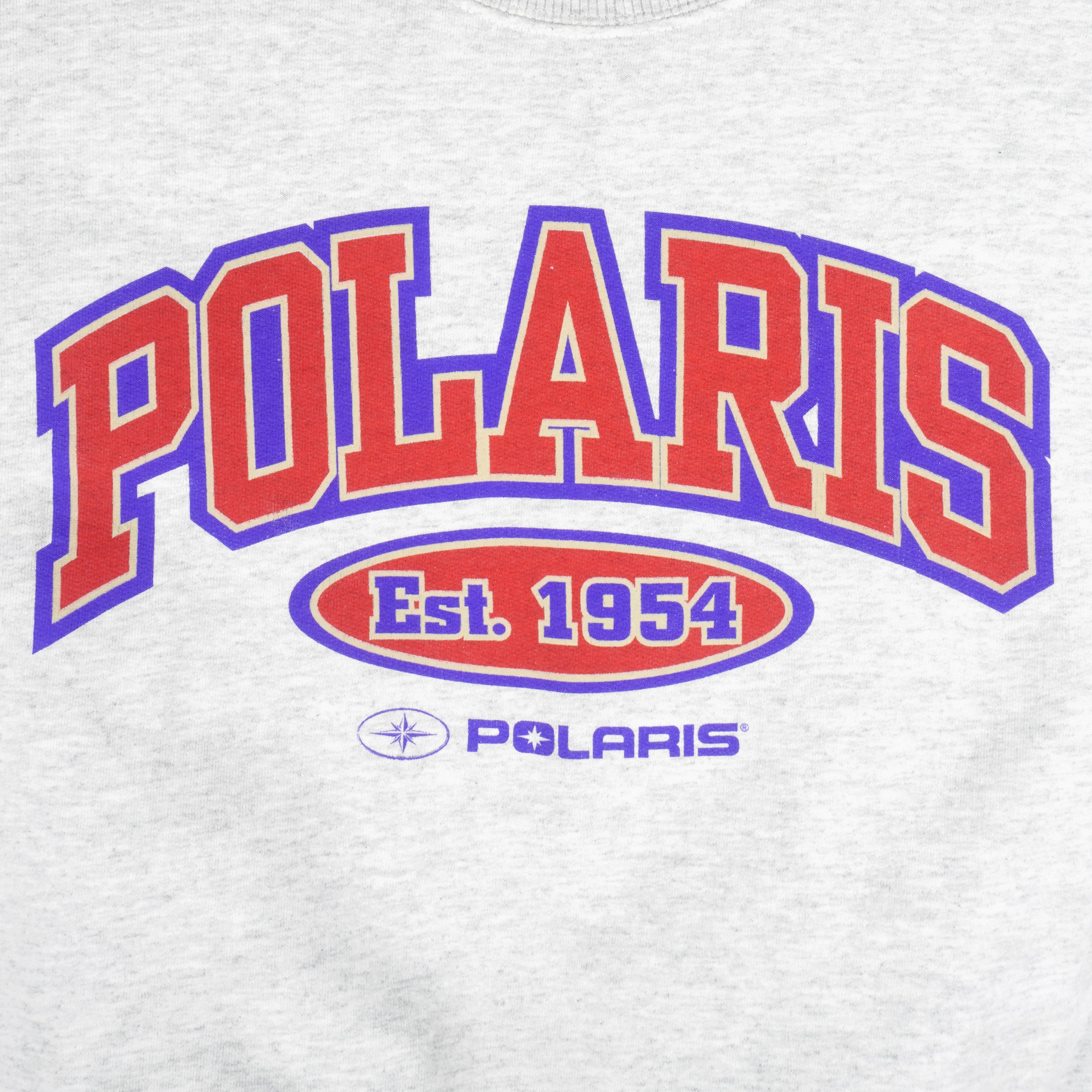 Vintage - Polaris Snowmobile Crew Neck Sweatshirt 1990s Large Vintage Retro