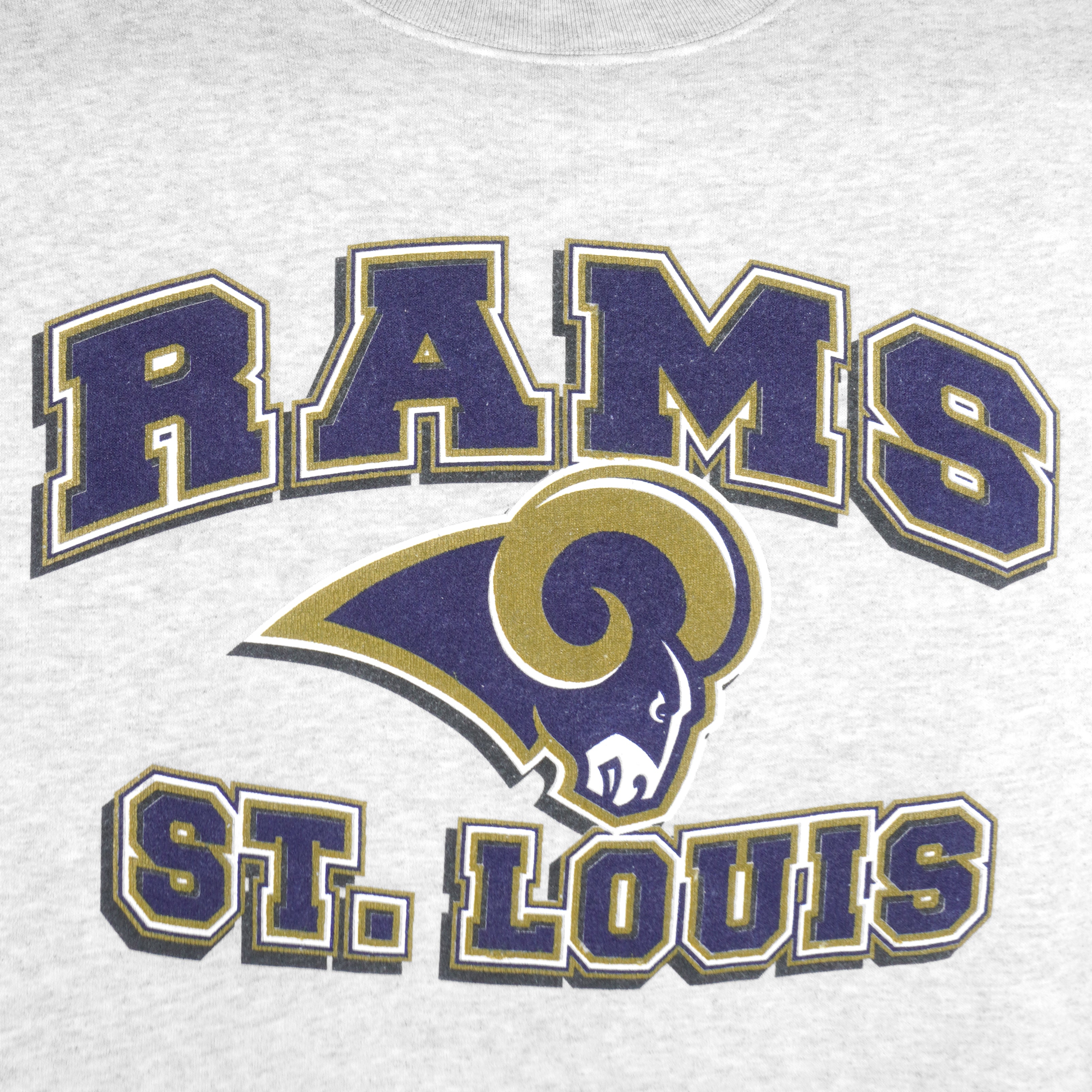 NFL (Dynasty) - St. Louis Rams Crew Neck Sweatshirt 1990s Medium Vintage Retro football