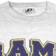 NFL (Dynasty) - St. Louis Rams Crew Neck Sweatshirt 1990s Medium Vintage Retro football