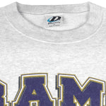 NFL (Dynasty) - St. Louis Rams Crew Neck Sweatshirt 1990s Medium Vintage Retro football