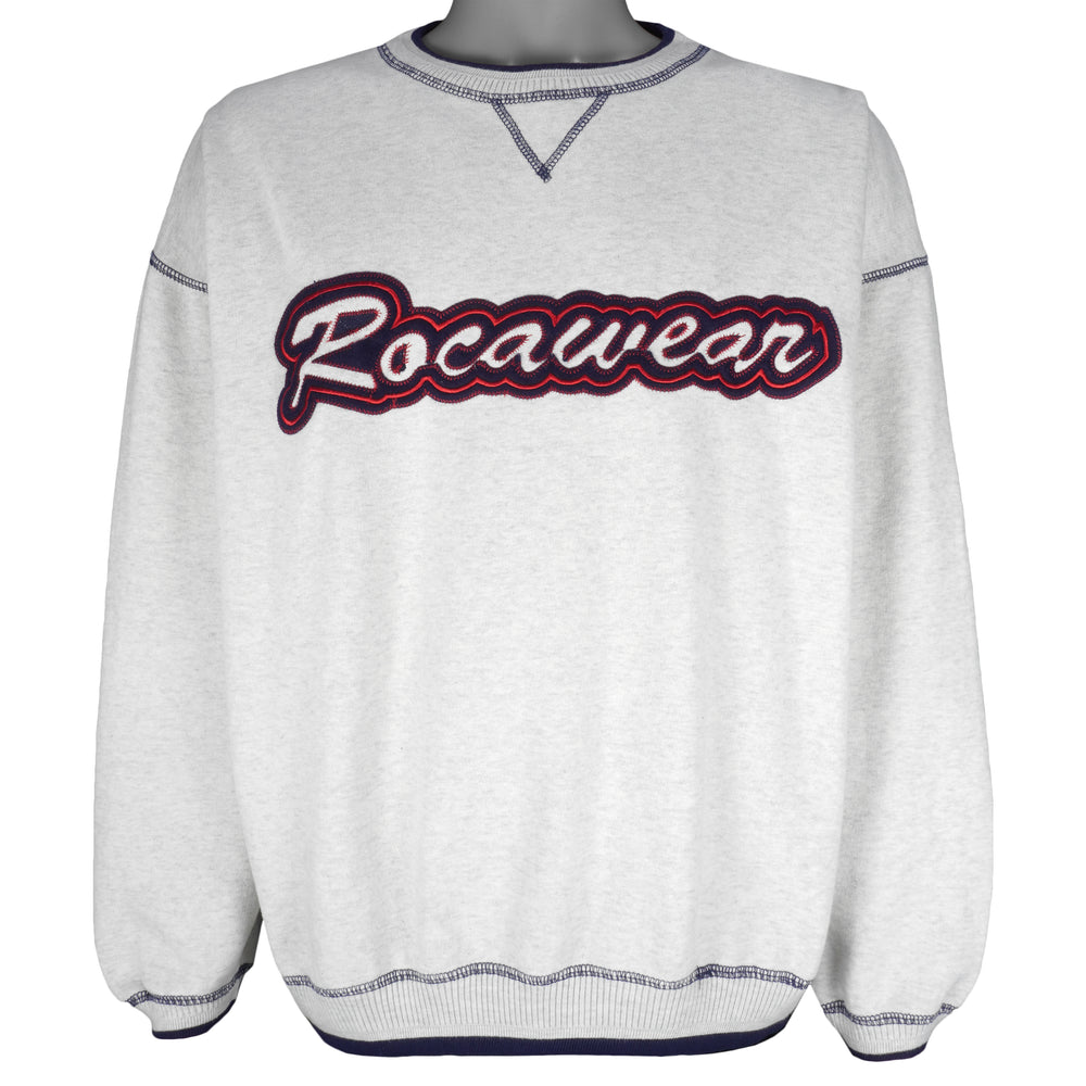 Rocawear - Embroidered Crew Neck Sweatshirt 1990s XX-Large