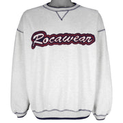 Rocawear - Embroidered Crew Neck Sweatshirt 1990s XX-Large