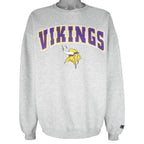 Starter - Minnesota Vikings Crew Neck Sweatshirt 2000s Large