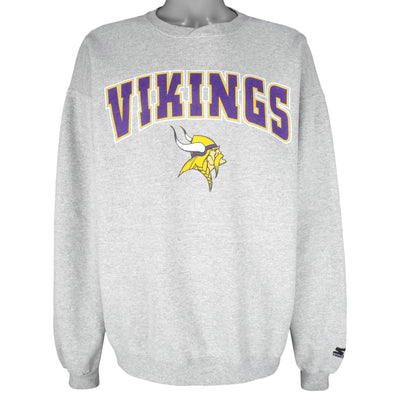 Starter - Minnesota Vikings Crew Neck Sweatshirt 2000s X-Large
