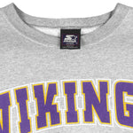 Starter - Minnesota Vikings Crew Neck Sweatshirt 2000s Large
