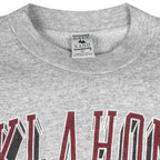 NCAA (Galt Sand) - Oklahoma Sooners Crew Neck Sweatshirt 1990s Large Vintage Retro Football College