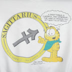 Vintage Garfield) - Sagittarius Is Cheerful & Generous Sweatshirt 1980s Small