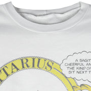 Vintage Garfield) - Sagittarius Is Cheerful & Generous Sweatshirt 1980s Small