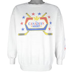 Vintage - Molson All Canadian Hockey Crew Neck Sweatshirt 1990s Large