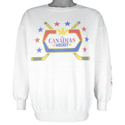 Vintage - Molson All Canadian Hockey Crew Neck Sweatshirt 1990s Large