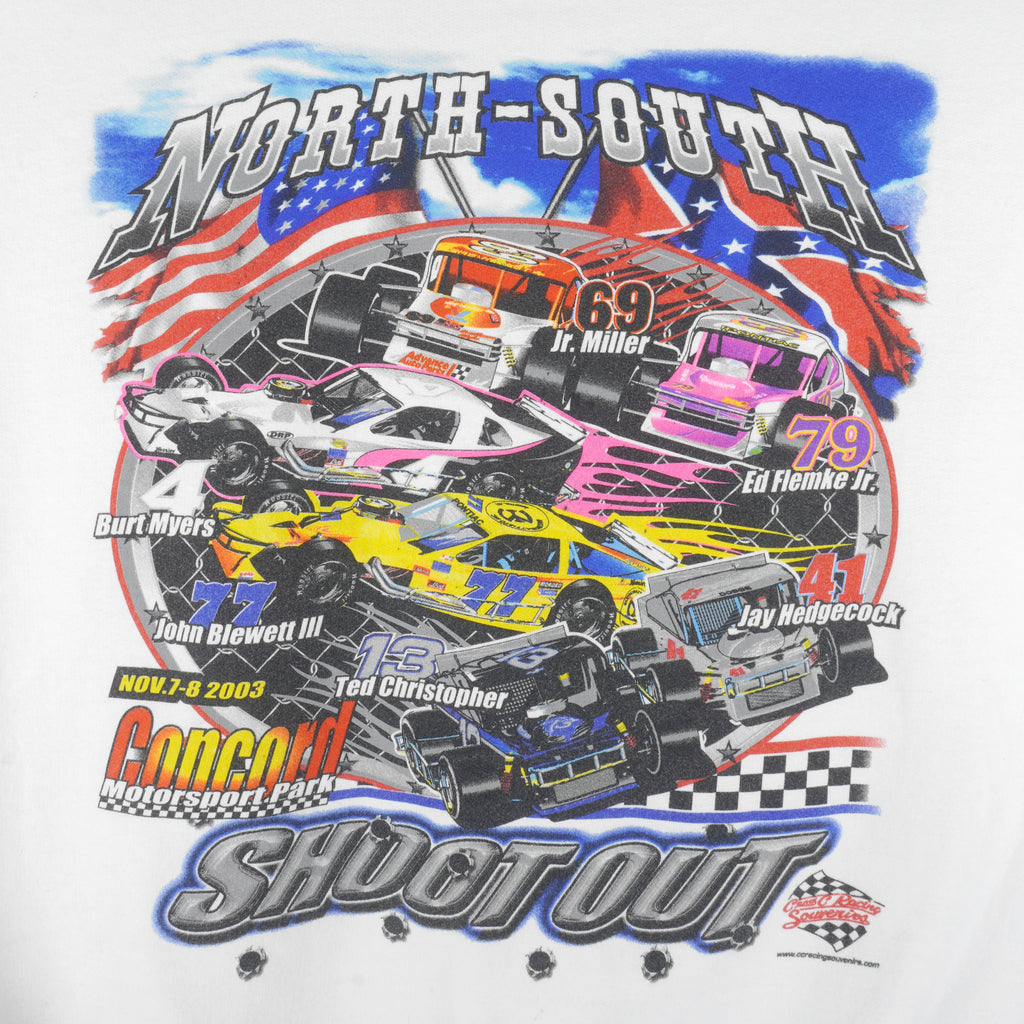 NASCAR (Hanes) - North South Shootout Concord Motorsport Park Sweatshirt 2003 X-Large