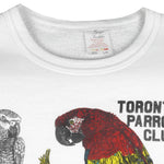 Vintage (Image Textiles) - Toronto Parrot Club Crew Neck Sweatshirt 1990s Large Vintage Retro