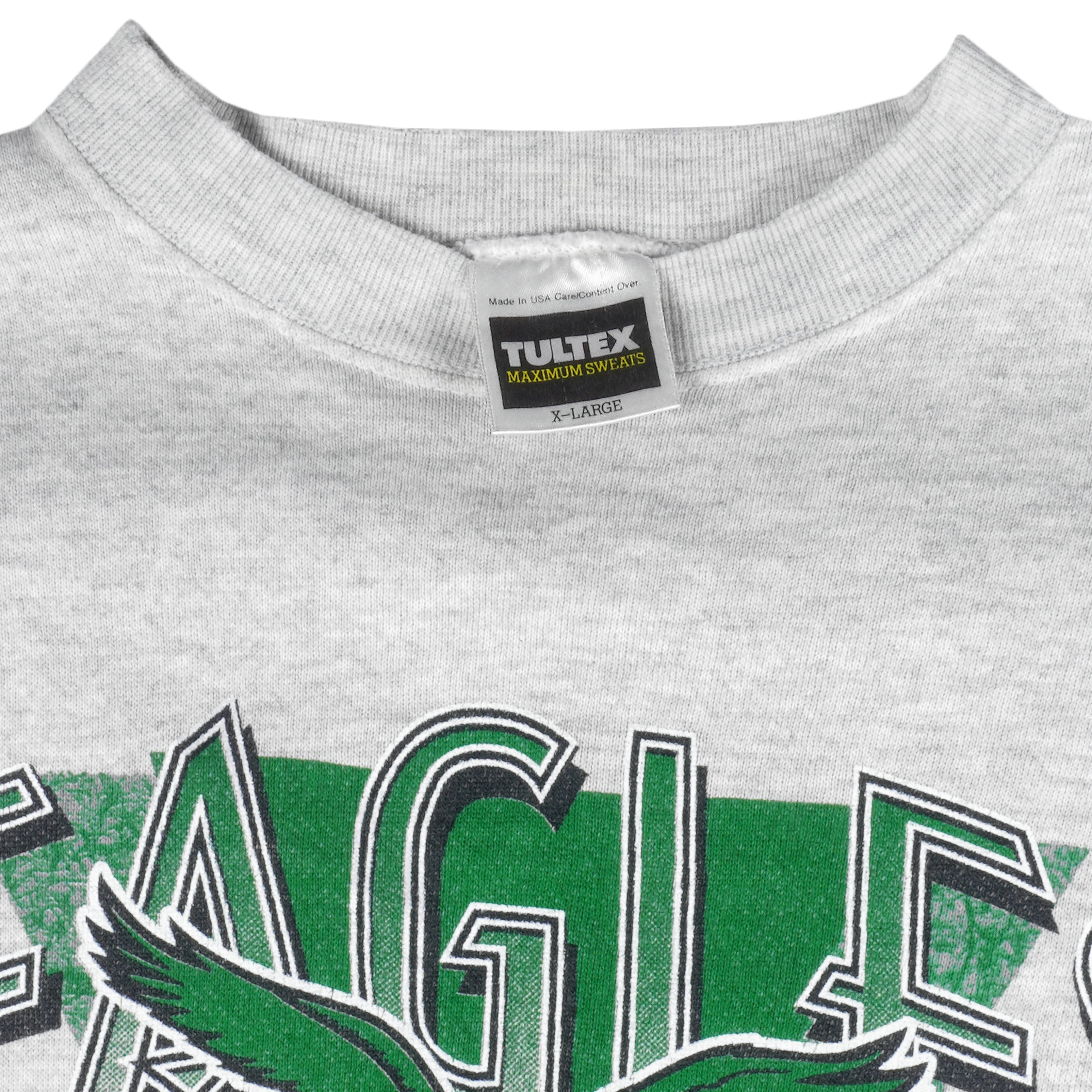 NFL (Tultex) - Philadelphia Eagles Crew Neck Sweatshirt 1993 X-Large Vintage Retro Football