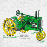 Vintage (Jerzees) - John Deere Tractor Farming Crew Neck Sweatshirt 1990s Medium Vintage Retro