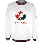 Vintage (Tundra) - Team Canada Hockey Crew Neck Sweatshirt 1990s Medium