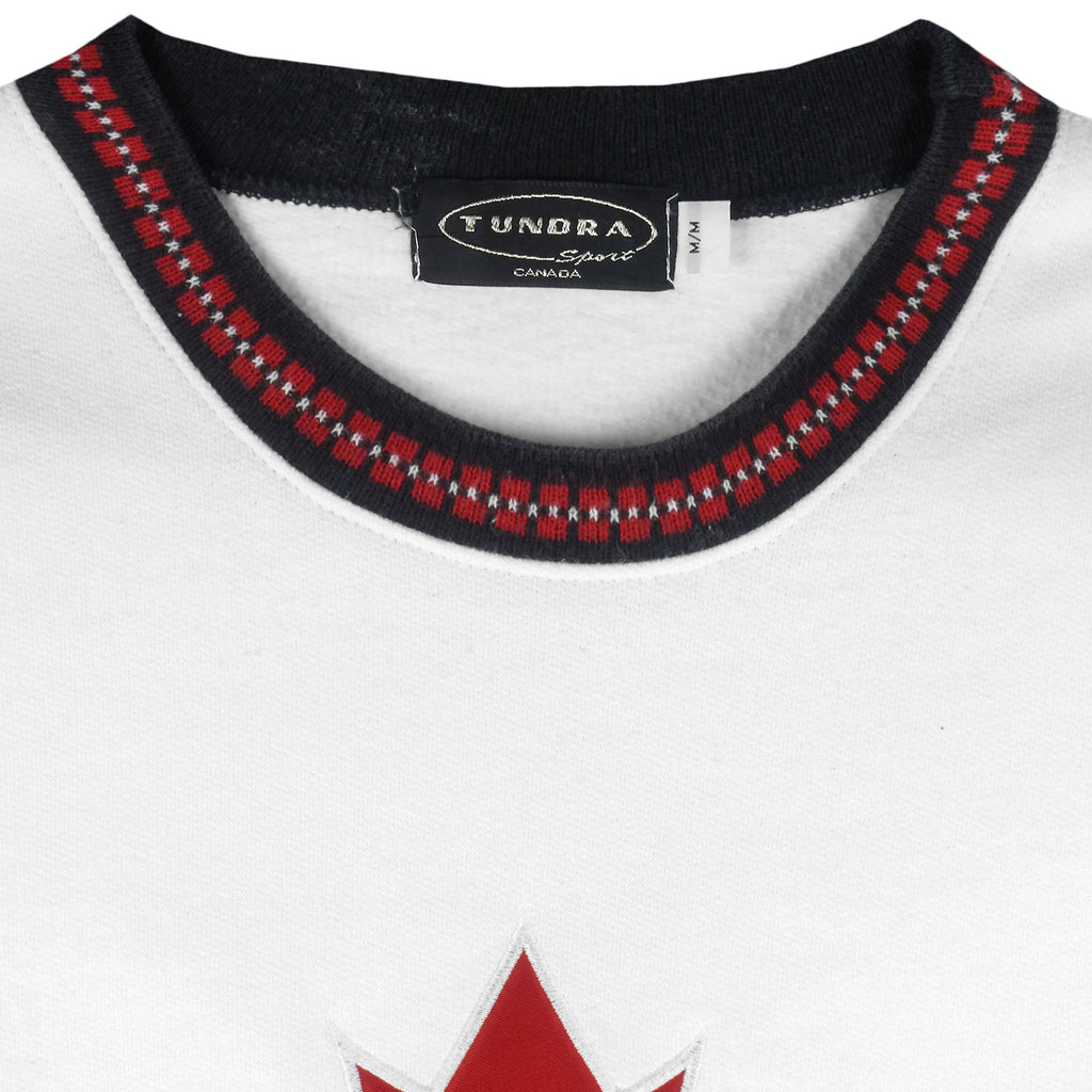 Vintage (Tundra) - Team Canada Hockey Crew Neck Sweatshirt 1990s Medium Vintage Retro Hockey