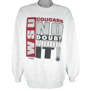 NCAA (Jerzees) - Wshington State Cougars Crew Neck Sweatshirt 1990s X-Large Vintage Retro