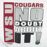 NCAA (Jerzees) - Wshington State Cougars Crew Neck Sweatshirt 1990s X-Large Vintage Retro