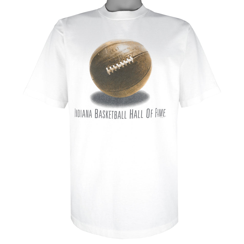 NBA (All Sport) - Indiana Pacers Hall Of Fame Single Stitch T-Shirt 1990s Large Vintage Retro Basketball
