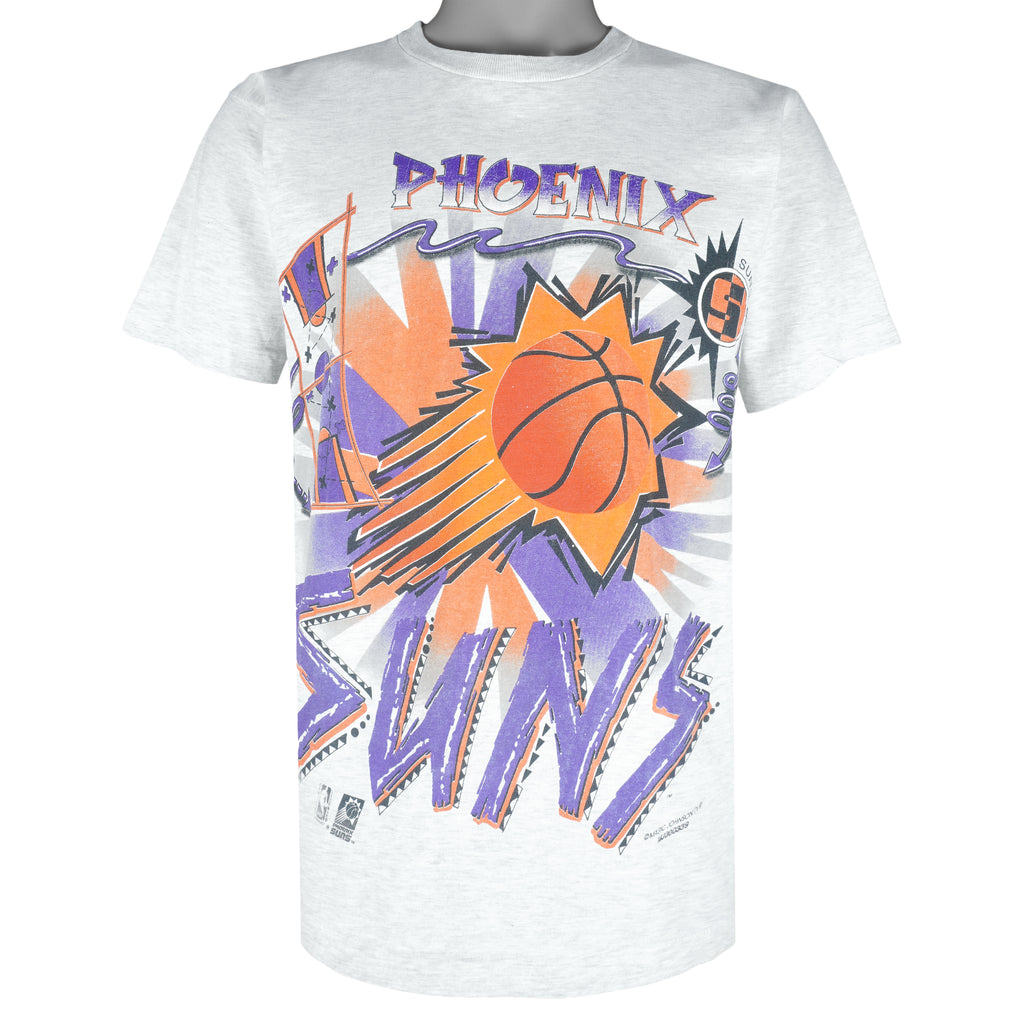 NBA - Phoenix Suns Single Stitch T-Shirt 1990s Medium Vintage Retro Basketball