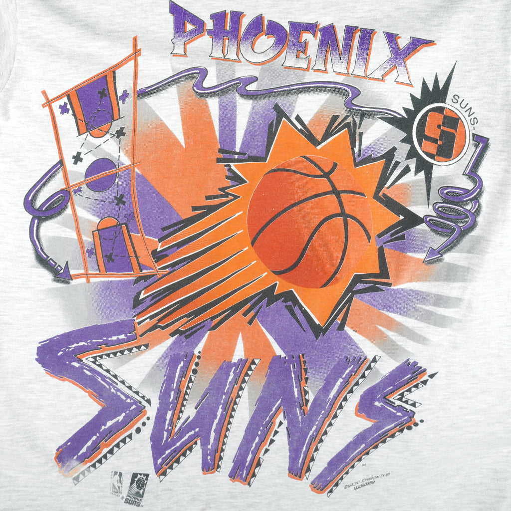 NBA - Phoenix Suns Single Stitch T-Shirt 1990s Medium Vintage Retro Basketball