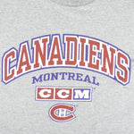 NHL (CCM) - Montreal Canadiens Big Logo T-Shirt 1990s X-Large Vintage Retro Hockey