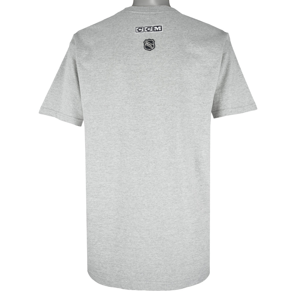 NHL (CCM) - Colorado Avalanche Stanley Cup T-Shirt 1990s Large Vintage Retro