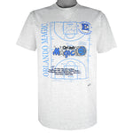 NBA (Nutmeg) - Orlando Magic Home Court Single Stitch T-Shirt 1990s Large