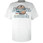 NBA (Tultex) - San Antonio Spurs Champions T-Shirt 1990s X-Large Vintage Retro Basketball