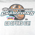 NBA (Tultex) - San Antonio Spurs Champions T-Shirt 1990s X-Large Vintage Retro Basketball