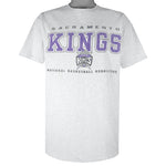 NBA (All American Wear) - Sacramento Kings Single Stitch T-Shirt 1990s X-Large
