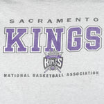 NBA (All American Wear) - Sacramento Kings Single Stitch T-Shirt 1990s X-Large Vintage Retro Basketball