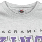 NBA (All American Wear) - Sacramento Kings Single Stitch T-Shirt 1990s X-Large Vintage Retro Basketball