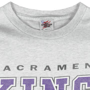 NBA (All American Wear) - Sacramento Kings Single Stitch T-Shirt 1990s X-Large Vintage Retro Basketball