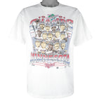 MLB (Salem) - Minnesota Twins Caricature Champs Single Stitch T-Shirt 1991 Large Vintage Retro Baseball
