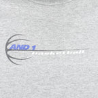 Vintage (And 1) - Grey Classic Basketball T-Shirt X-Large Vintage Retro Basketball