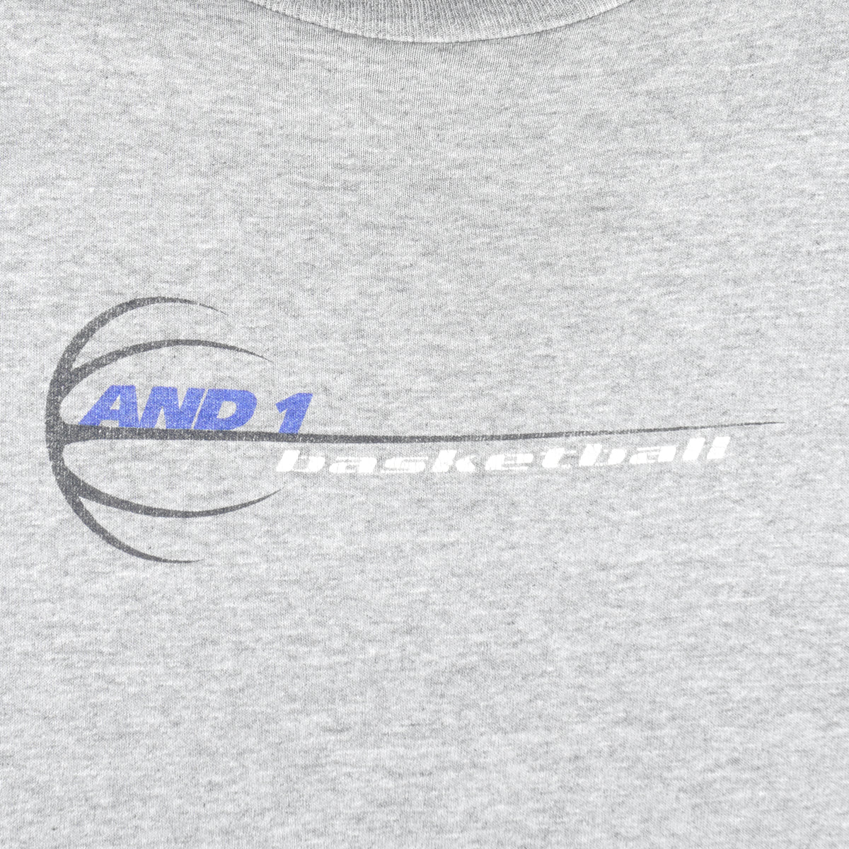 Vintage (And 1) - Grey Classic Basketball T-Shirt X-Large Vintage Retro Basketball