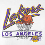 NBA (Salem) - Los Angeles Lakers Single Stitch T-Shirt 1990s Large Vintage Retro Basketball