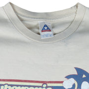 Vintage (AAA) - Beige Super Sonic T-Shirt 1991 Large Vintage Retro