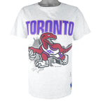 NBA (Nutmeg) - Toronto Raptors Breakout T-Shirt 1994 Medium Vintage Retro Basketball