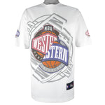 NBA (Link) - Team Western VS Eastern Conference Logos T-Shirt  Large