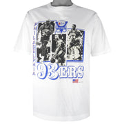 NBA (Homer) - Philadelphia 93ers Single Stitch T-Shirt 1990s Large Vintage Retro Baseketball