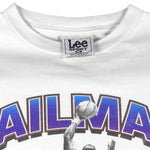 NBA (Lee) - Utah Jazz Karl Malone T-Shirt 1990s X-Large Vintage Retro Basketball