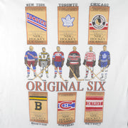 NHL (Hanes) - Canadian Tour Toronto Montreal Ottawa Original Six T-Shirt 1990s X-Large Vintage Retro Hockey