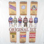 NHL (Hanes) - Canadian Tour Toronto Montreal Ottawa Original Six T-Shirt 1990s X-Large Vintage Retro Hockey