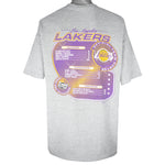 NBA (Tour Champ) - Los Angeles Lakers Champions T-Shirt 2000 XX-Large Vintage Retro Basketball