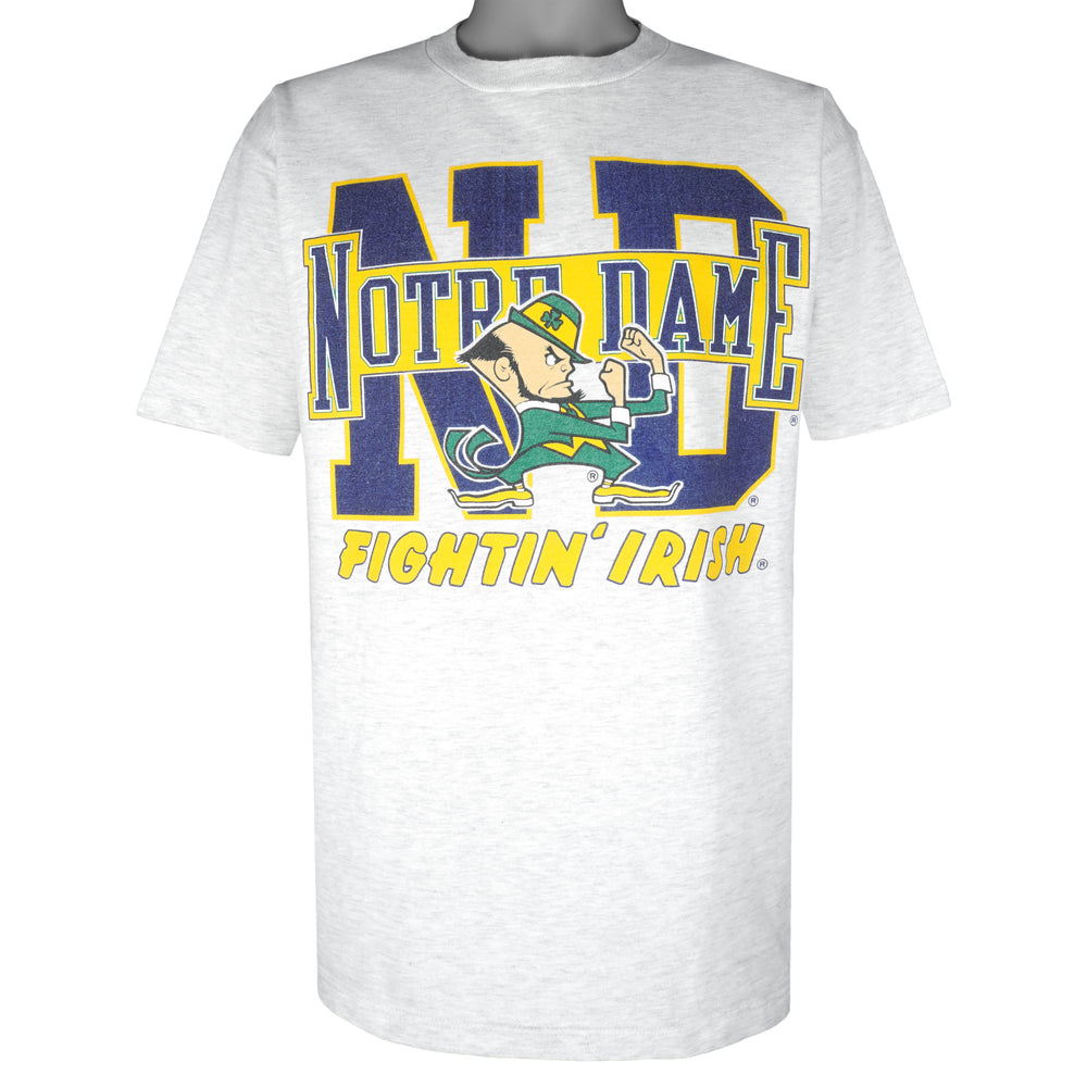 NCAA (Galt) - Notre Dame Fighting Irish Single Stitch T-Shirt 1990s X-Large Vintage Retro College