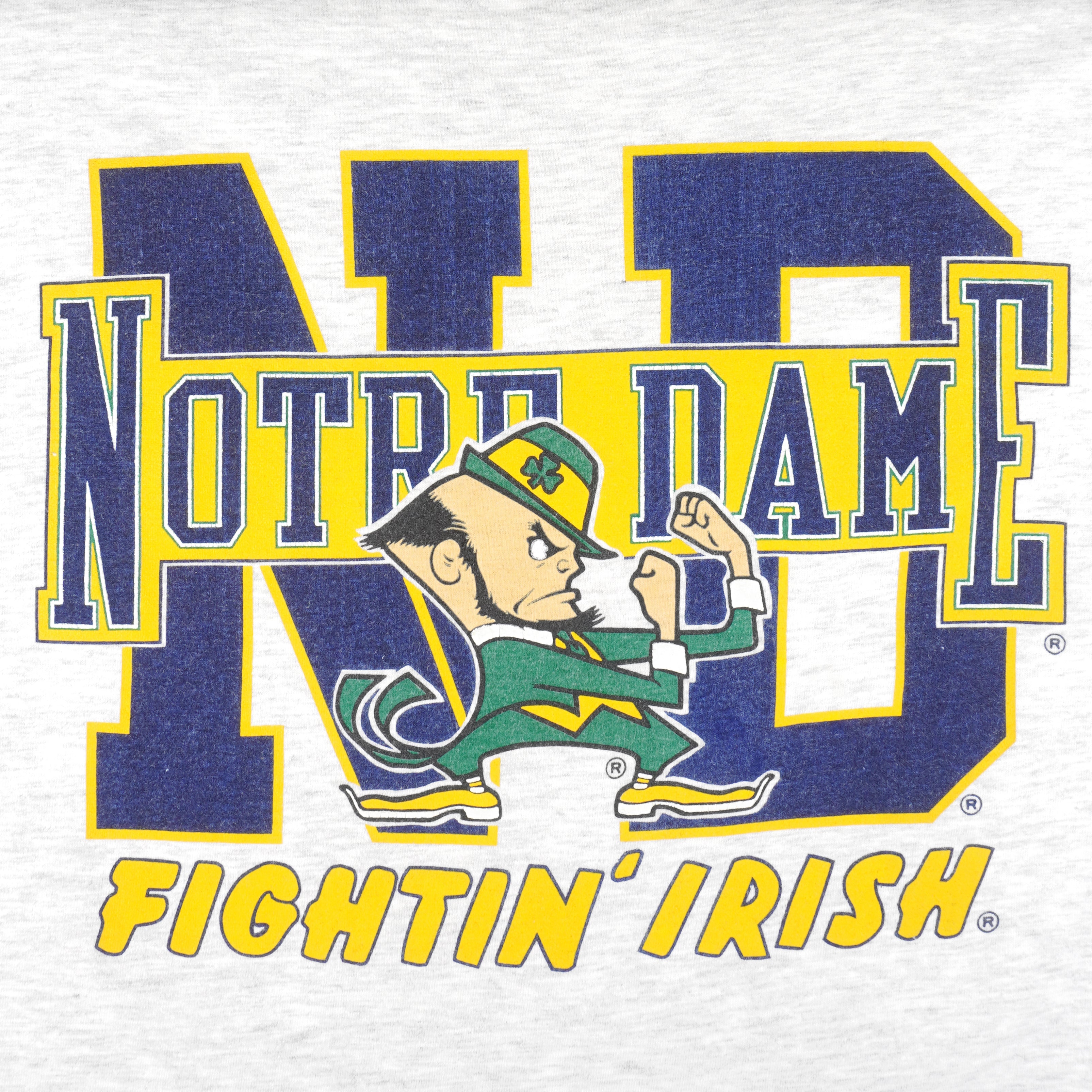 NCAA (Galt) - Notre Dame Fighting Irish Single Stitch T-Shirt 1990s X-Large Vintage Retro College