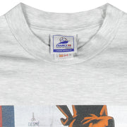 Adidas - Fifa World Cup Poster France 1938 T-Shirt 1990s Small Vintage Retro Football